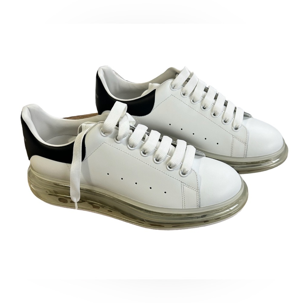 Alexander McQueen White and Black Sneakers